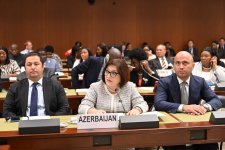 Sahibə Qafarova Parlament Sədrlərinin VI Dünya Konfransı çərçivəsində keçirilən panel müzakirəsində çıxış edib (FOTO)