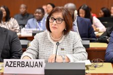 Sahibə Qafarova Parlament Sədrlərinin VI Dünya Konfransı çərçivəsində keçirilən panel müzakirəsində çıxış edib (FOTO)