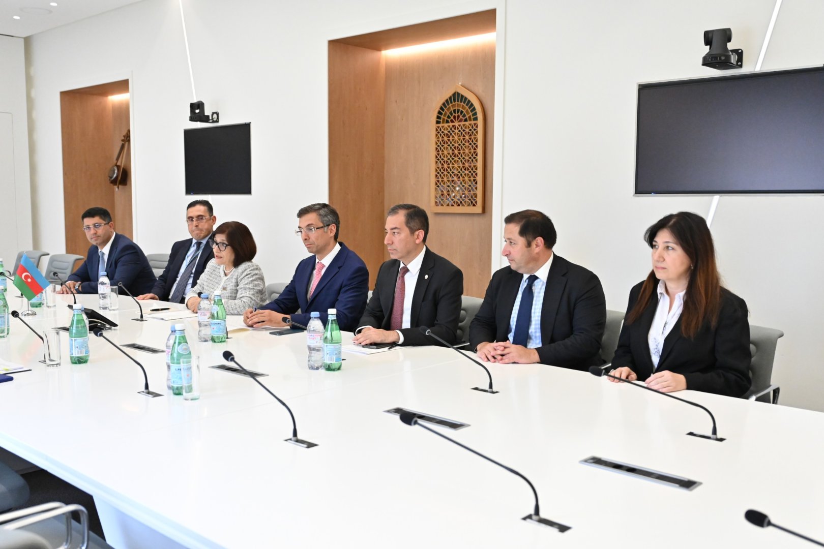 Sahibə Qafarova Cenevrədə bir sıra ölkələrin parlament sədrləri ilə görüşlər keçirib (FOTO)