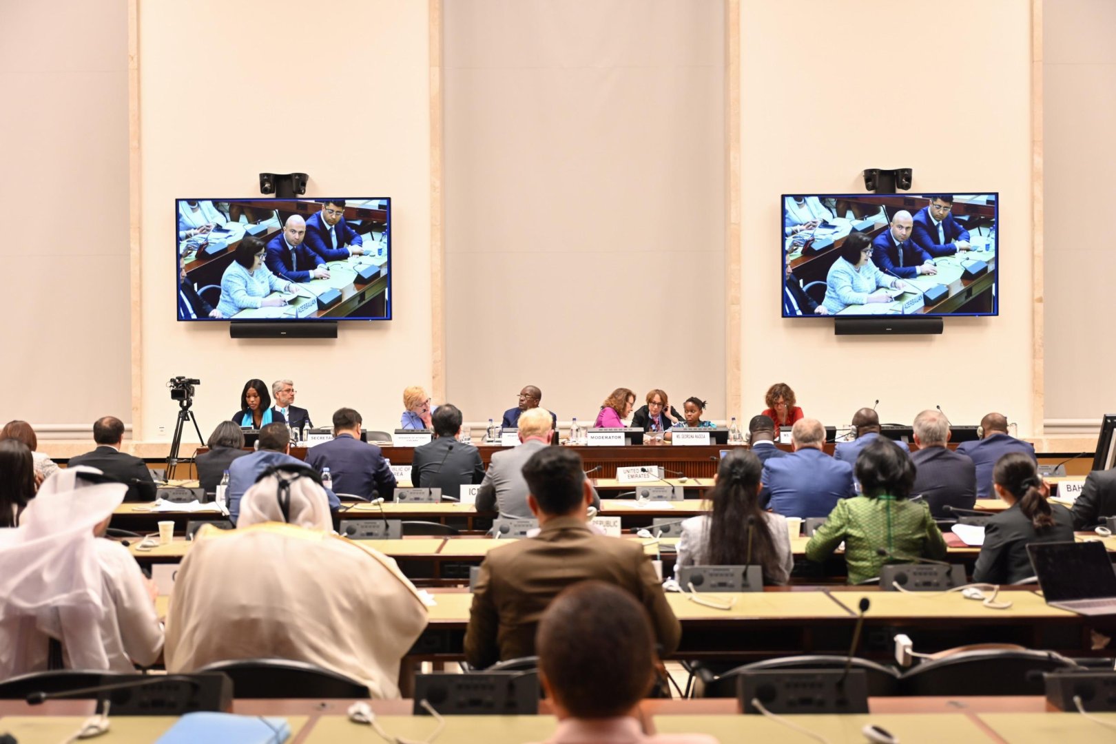 Sahibə Qafarova Parlament Sədrlərinin VI Dünya Konfransı çərçivəsində keçirilən panel müzakirəsində çıxış edib (FOTO)