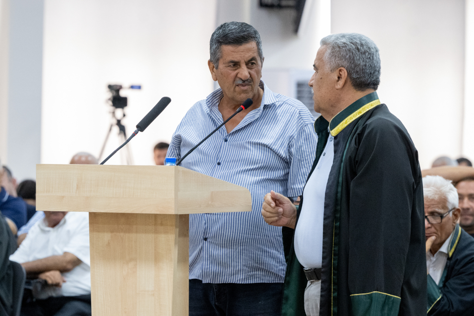 Ermənistan silahlı qüvvələrinin hücumları nəticəsində yaralanmış, mina qurbanı olmuş, əsirlikdə işgəncələr görmüş şəxslər məhkəmədə ifadə veriblər (FOTO)