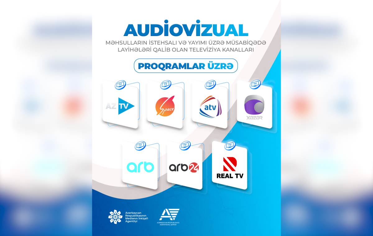 Audiovizual məhsulların istehsalı və yayımı üzrə müsabiqənin nəticələri açıqlanıb (FOTO)