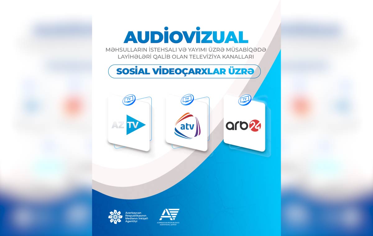 Audiovizual məhsulların istehsalı və yayımı üzrə müsabiqənin nəticələri açıqlanıb (FOTO)
