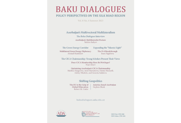 "Bakı Dialoqları" jurnalının 2025-ci il yay buraxılışı dərc olunub