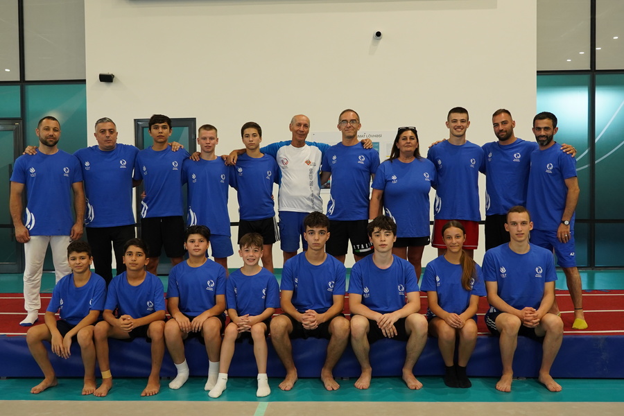 Bakıda ilk dəfə batut gimnastikası üzrə beynəlxalq təlim-məşq toplanışı keçirilib (FOTO)