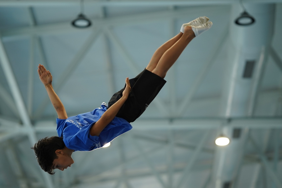 Bakıda ilk dəfə batut gimnastikası üzrə beynəlxalq təlim-məşq toplanışı keçirilib (FOTO)