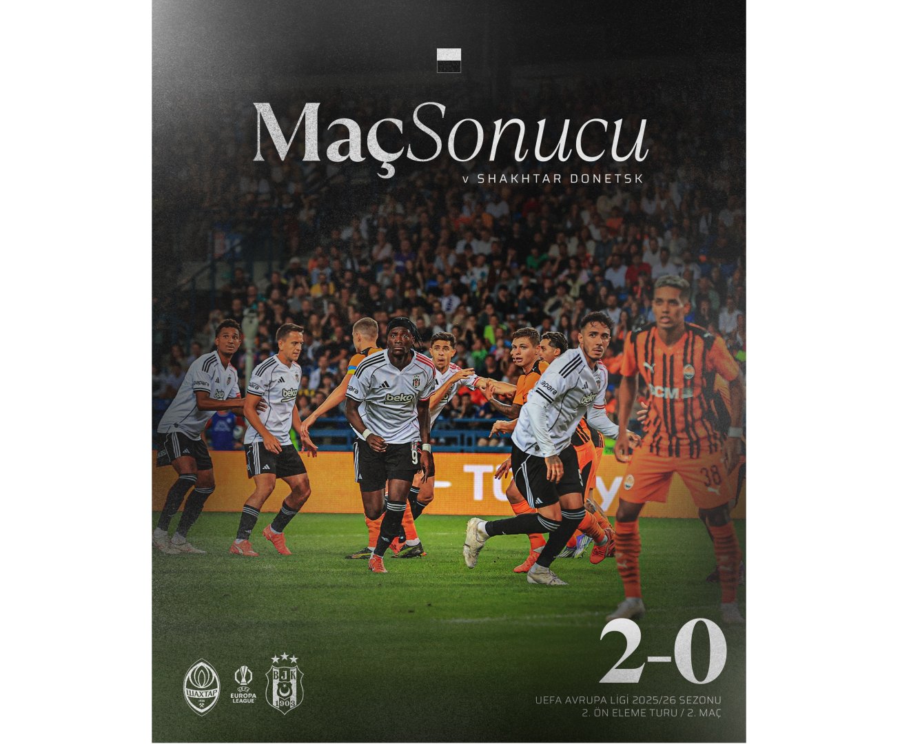 ”Beşiktaş” mübarizəni dayandırıb - Avropa Liqası