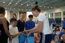 Bakıda ilk dəfə batut gimnastikası üzrə beynəlxalq təlim-məşq toplanışı keçirilib (FOTO)