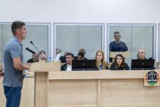 Ermənistan silahlı qüvvələrinin hücumları nəticəsində yaralanmış, mina qurbanı olmuş, evləri dağılmış şəxslər məhkəmədə ifadə veriblər (FOTO)