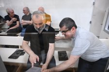 Ermənistan silahlı qüvvələrinin hücumları nəticəsində yaralanmış, mina qurbanı olmuş, evləri dağılmış şəxslər məhkəmədə ifadə veriblər (FOTO)
