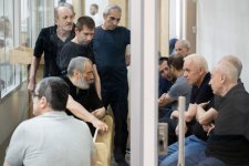 Ermənistan silahlı qüvvələrinin hücumları nəticəsində yaralanmış, mina qurbanı olmuş, evləri dağılmış şəxslər məhkəmədə ifadə veriblər (FOTO)
