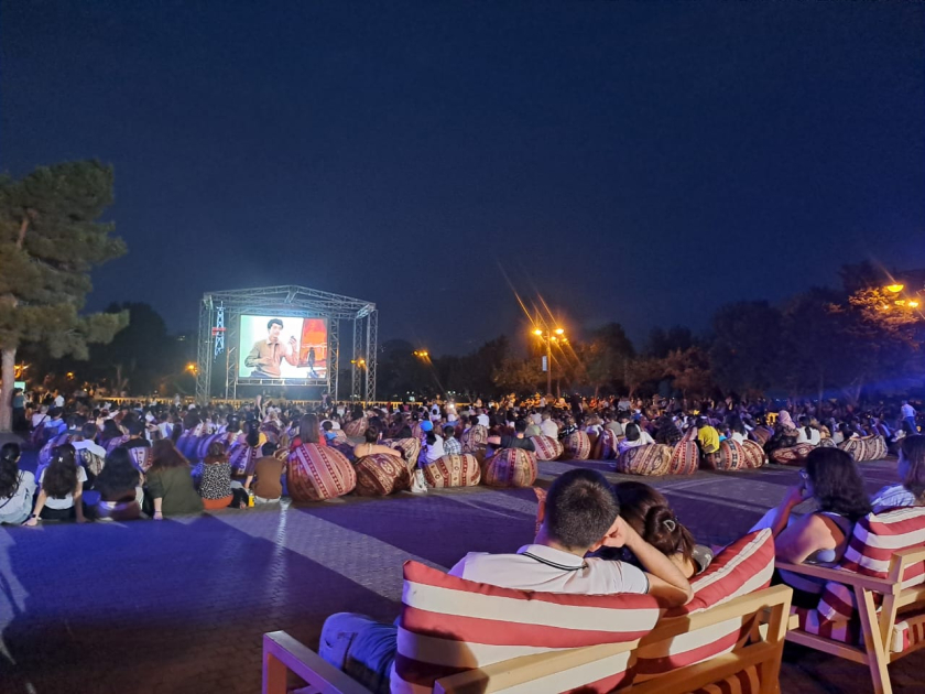 “Əhməd haradadır?” filmi Azərbaycan Kinosu Günündə açıq havada nümayiş olunub (FOTO)