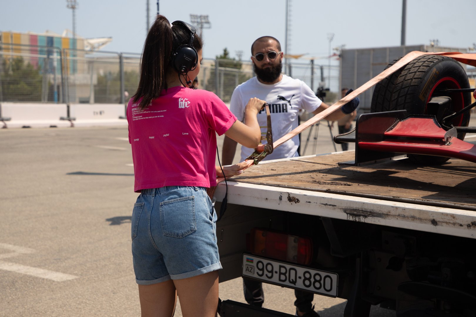 “Formula 1” Azərbaycan Qran-Prisinə hazırlıq məqsədilə marşallar üçün təlimlər keçirilib (FOTO)