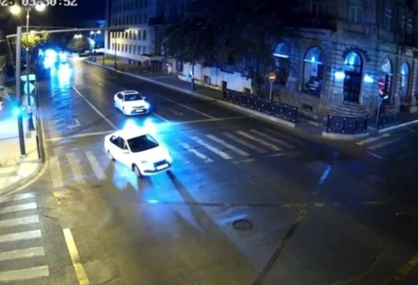 Bakıda narkotik vasitənin təsiri altında avtoxuliqanlıq edən sürücü həbs olunub (VİDEO)