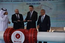Azərbaycan qazının Suriyaya ixracına başlanıldı (FOTO) (YENİLƏNİB)