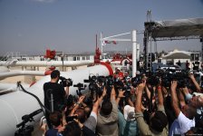 Azərbaycan qazının Suriyaya ixracına başlanıldı (FOTO) (YENİLƏNİB)