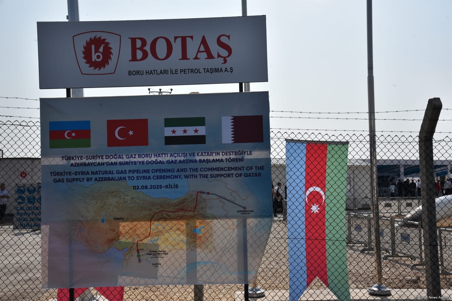 Azərbaycan qazının Suriyaya ixracına başlanıldı (FOTO) (YENİLƏNİB)