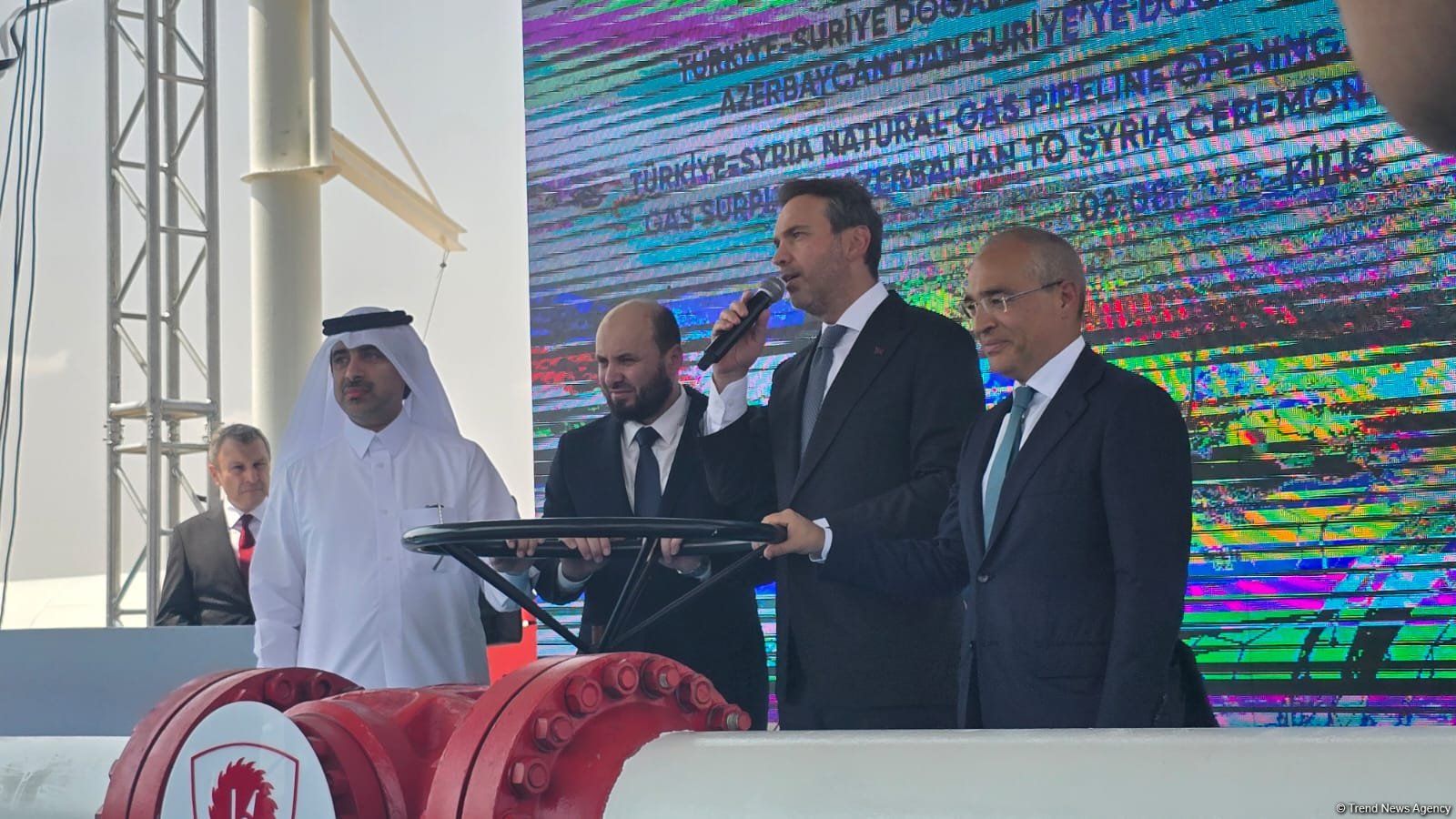Azərbaycan qazının Suriyaya ixracına başlanıldı (FOTO) (YENİLƏNİB)
