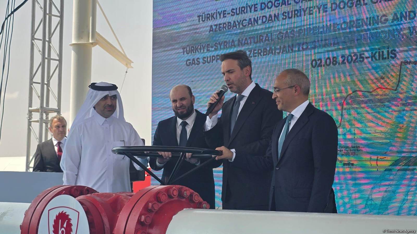 Azərbaycan qazının Suriyaya ixracına başlanıldı (FOTO) (YENİLƏNİB)