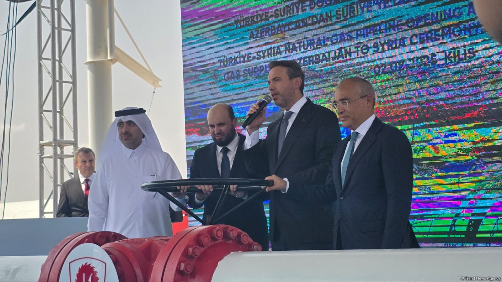 Azərbaycan qazının Suriyaya ixracına başlanıldı (FOTO) (YENİLƏNİB)