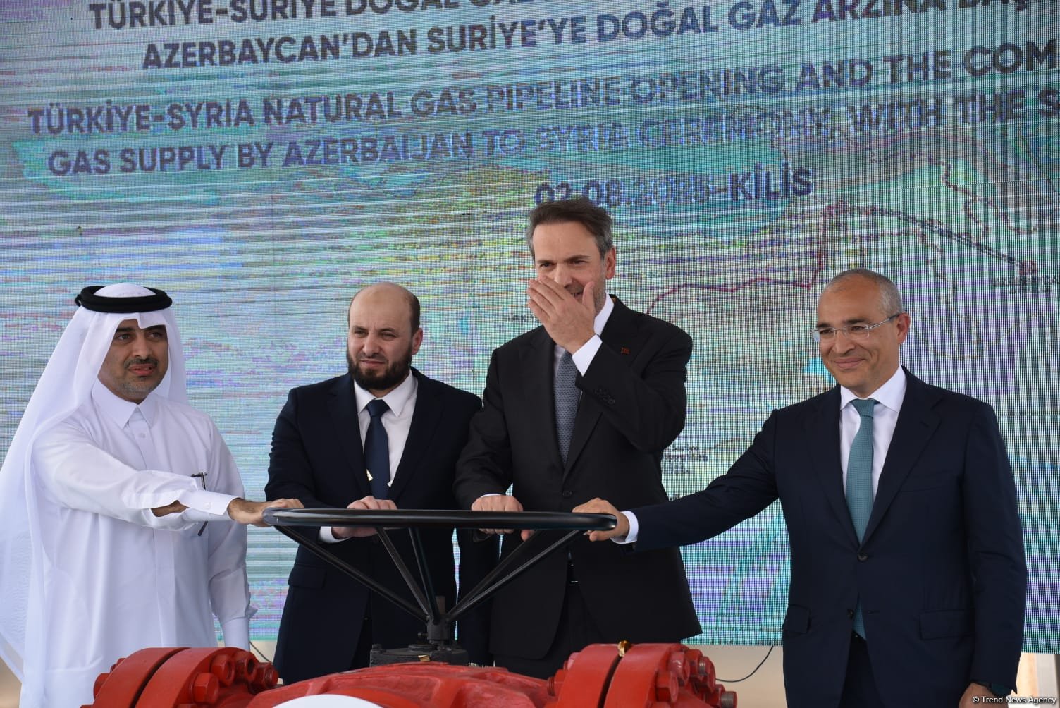 Azərbaycan qazının Suriyaya ixracına başlanıldı (FOTO) (YENİLƏNİB)