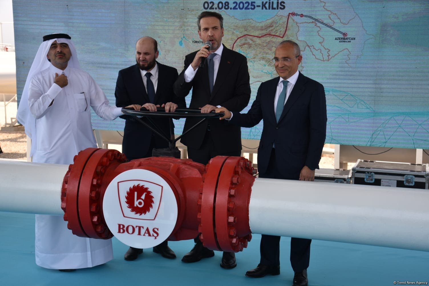 Azərbaycan qazının Suriyaya ixracına başlanıldı (FOTO) (YENİLƏNİB)