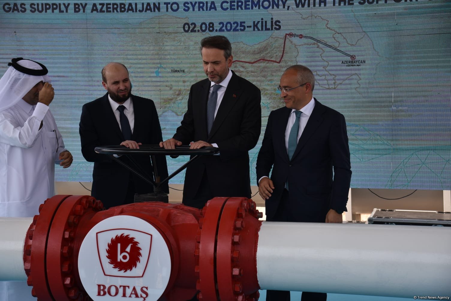 Azərbaycan qazının Suriyaya ixracına başlanıldı (FOTO) (YENİLƏNİB)