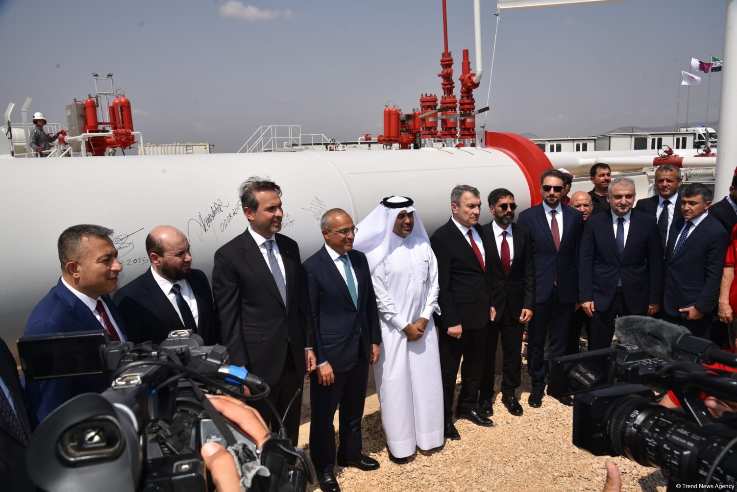 Azərbaycan qazının Suriyaya ixracına başlanıldı (FOTO) (YENİLƏNİB)