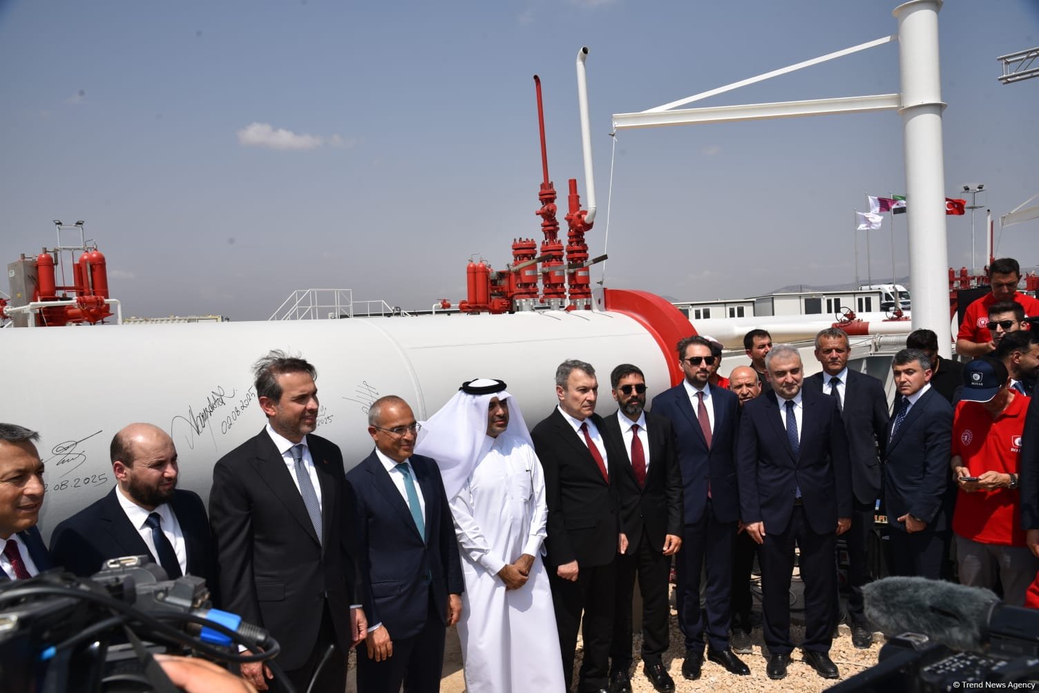 Azərbaycan qazının Suriyaya ixracına başlanıldı (FOTO) (YENİLƏNİB)