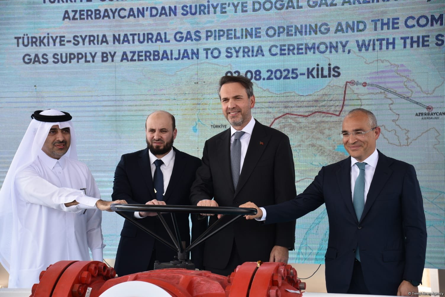 Azərbaycan qazının Suriyaya ixracına başlanıldı (FOTO) (YENİLƏNİB)