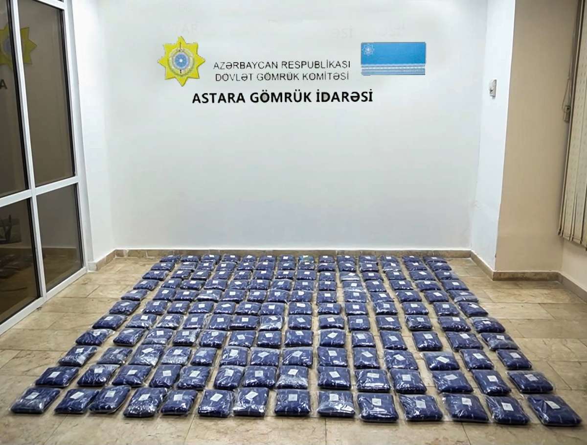 Astarada 103 kiloqramdan artıq marixuana aparılmasının qarşısı alınıb (FOTO)