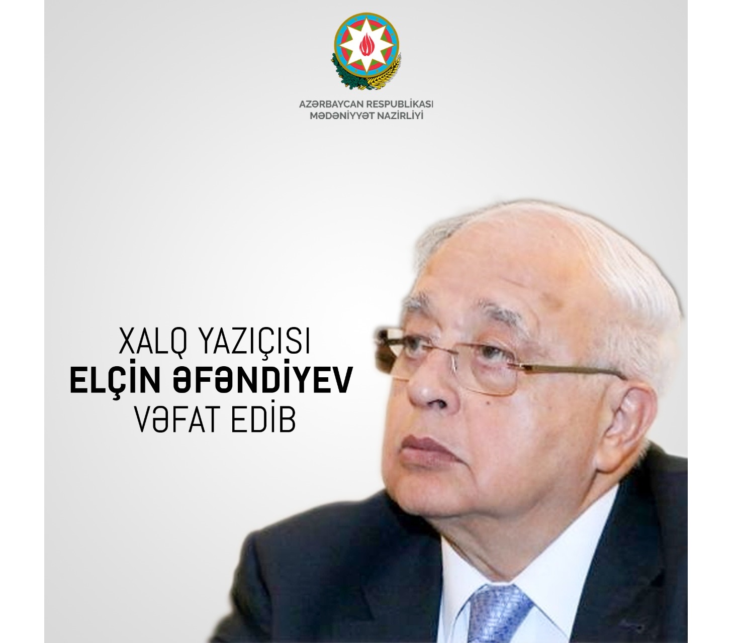 Xalq yazıçısı Elçin Əfəndiyev vəfat edib