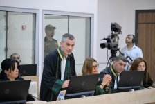 Ermənistan silahlı qüvvələrinin hücumları nəticəsində yaralanmış, mina qurbanı olmuş, əsirlikdə və girovluqda saxlanılmış şəxslər məhkəmədə ifadə veriblər (FOTO)
