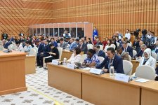 Sahibə Qafarova Türkmənistanda BMT Konfransı çərçivəsində keçirilən Parlamentlərarası Forumda iştirak edib (FOTO)