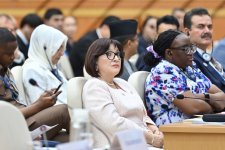 Sahibə Qafarova Türkmənistanda BMT Konfransı çərçivəsində keçirilən Parlamentlərarası Forumda iştirak edib (FOTO)