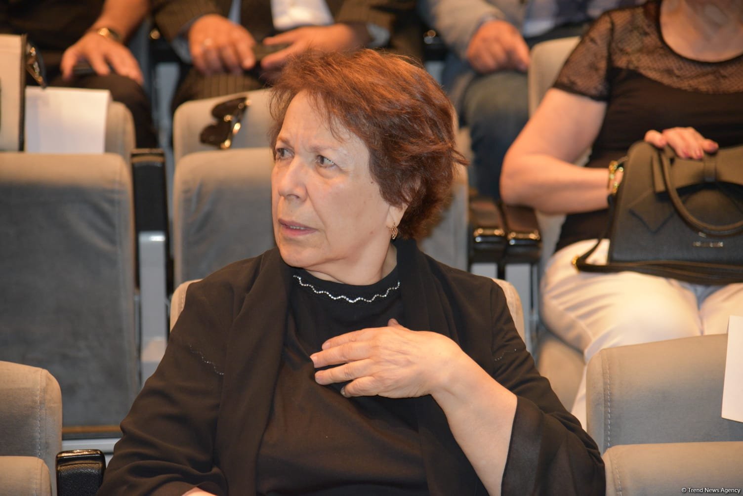 Xalq yazıçısı Elçin Əfəndiyevin nəşi Fəxri xiyabana yola salınıb (FOTO) (YENİLƏNİB)
