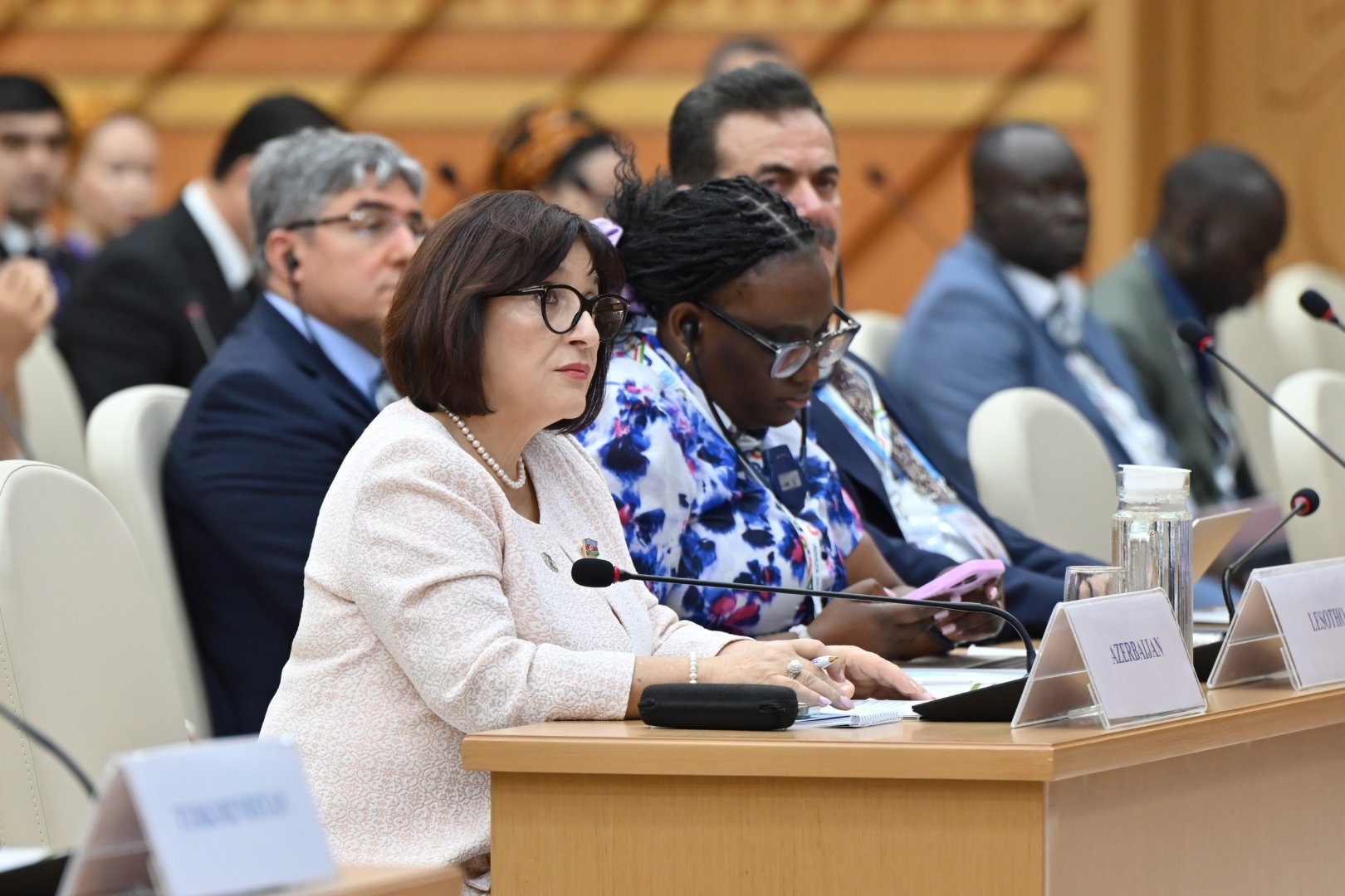 Sahibə Qafarova Türkmənistanda BMT Konfransı çərçivəsində keçirilən Parlamentlərarası Forumda iştirak edib (FOTO)