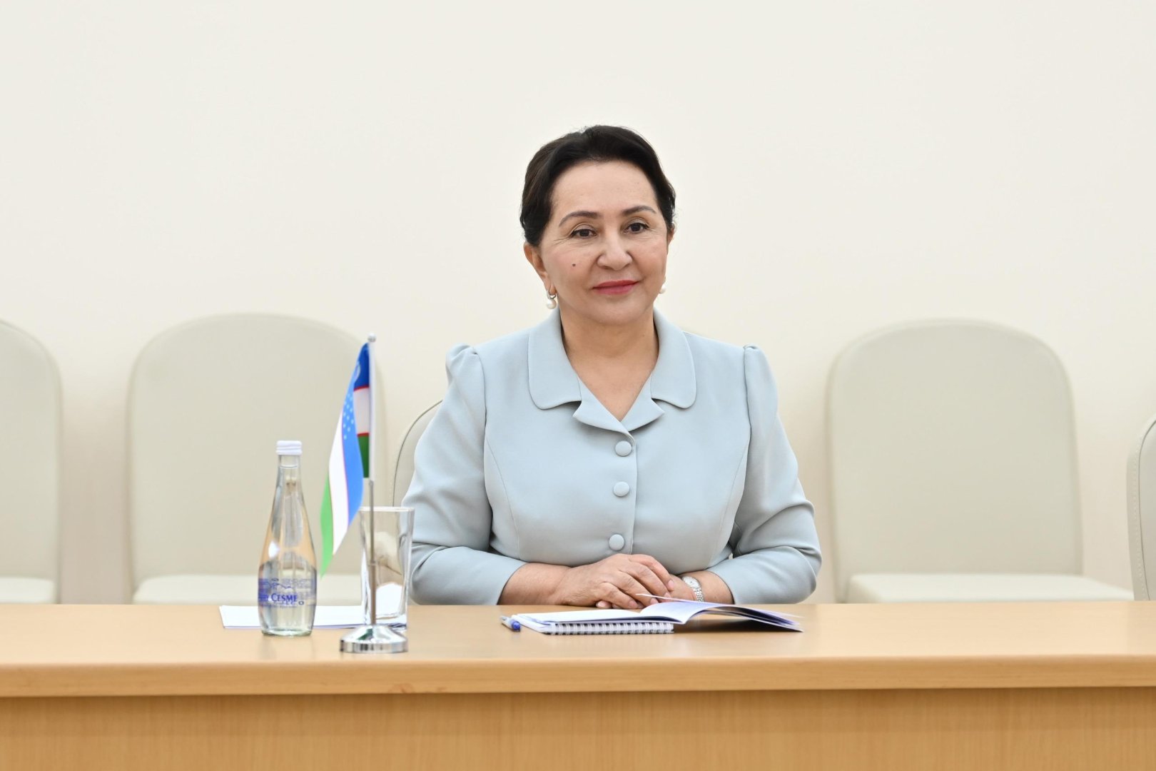 Sahibə Qafarova Türkmənistanda Özbəkistan Ali Məclisi Senatının sədri ilə görüşüb (FOTO)