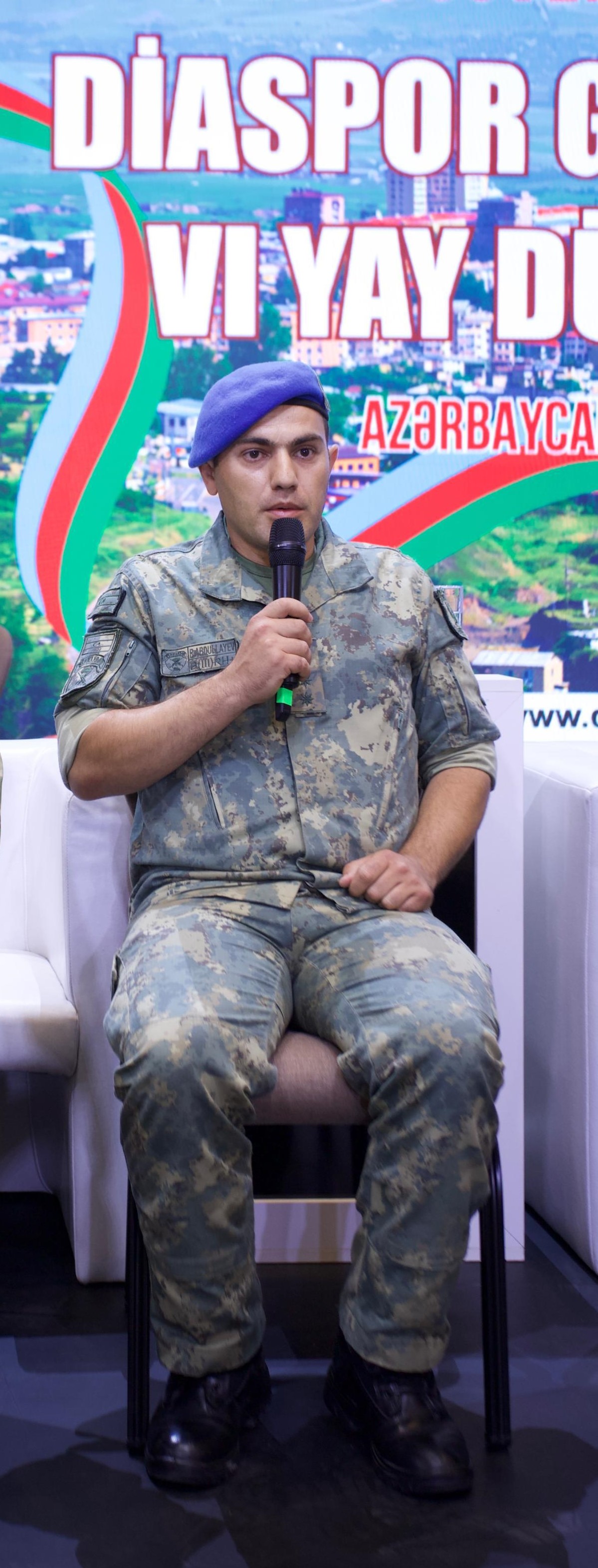 Şəhid ailələri və Qarabağ fatehləri diaspor gənclərinin yay düşərgəsində (FOTO)