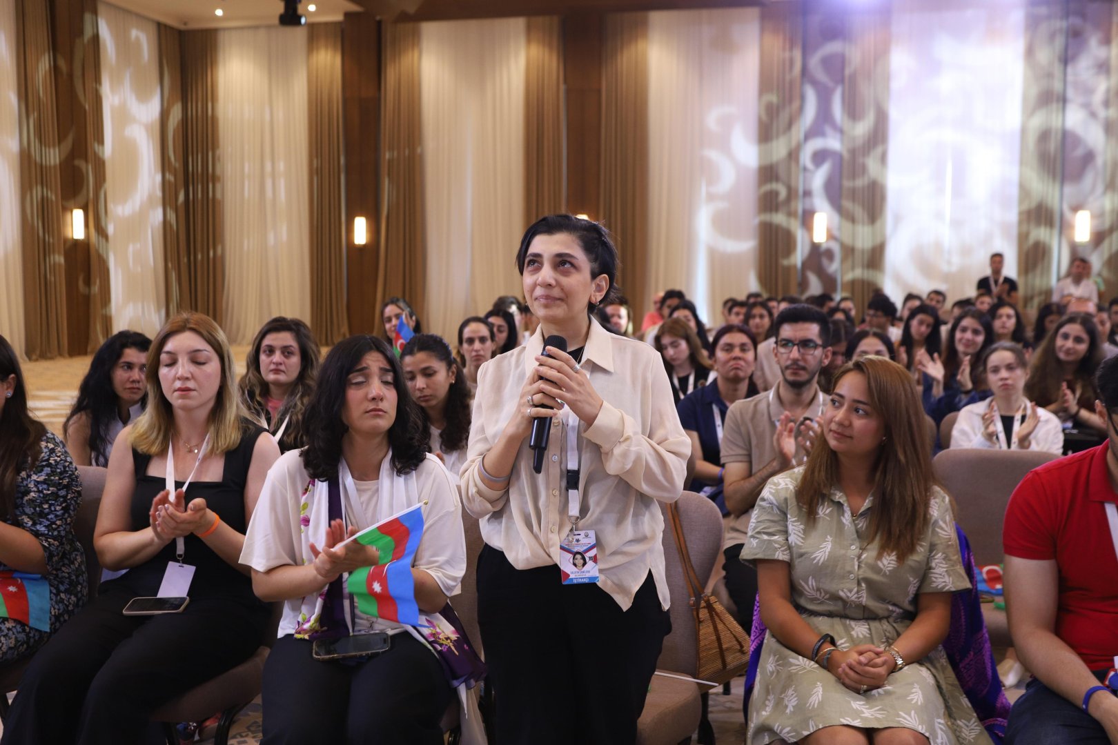 Şəhid ailələri və Qarabağ fatehləri diaspor gənclərinin yay düşərgəsində (FOTO)