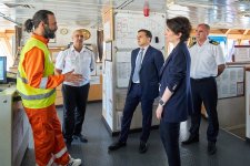 Trans-Xəzər Fiber-Optik Kabel Xətti üzrə dəniz marşrutu tədqiqatına başlanılıb (FOTO)