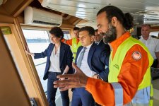 Trans-Xəzər Fiber-Optik Kabel Xətti üzrə dəniz marşrutu tədqiqatına başlanılıb (FOTO)