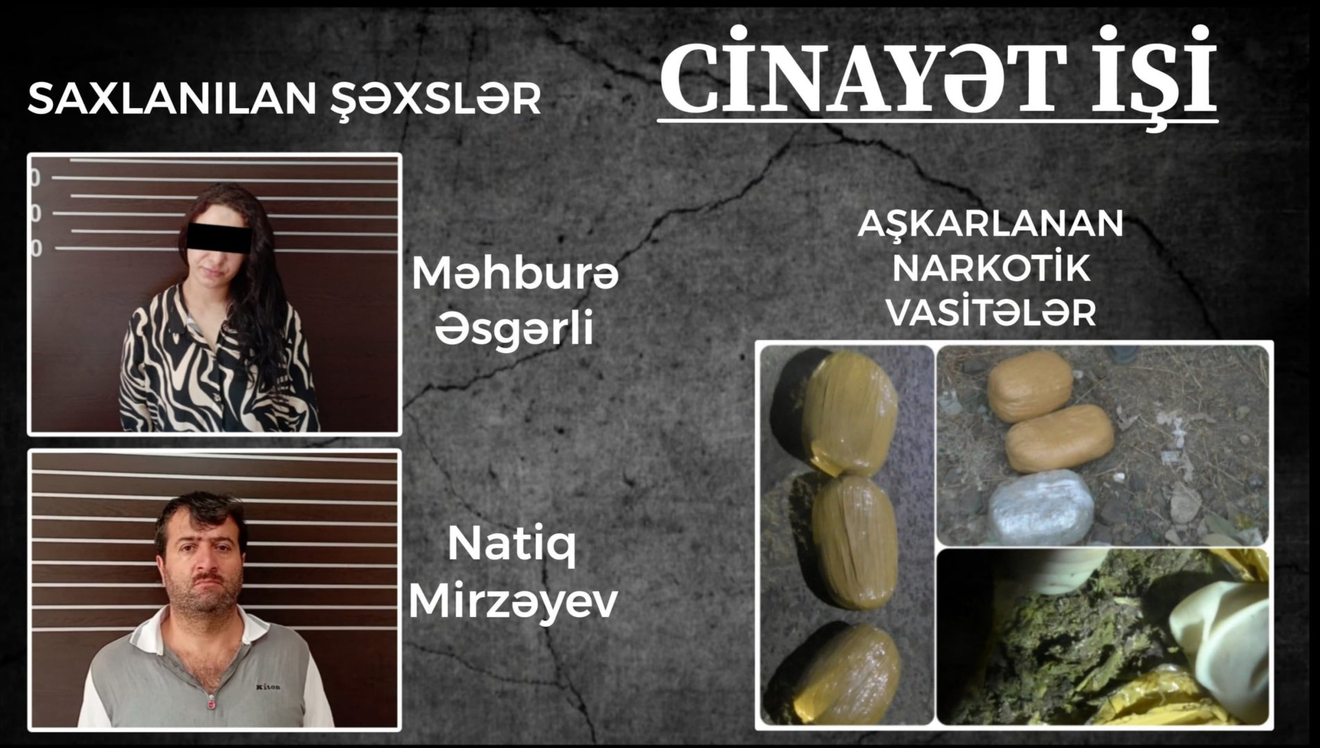 Yardımlıda narkokuryer şəbəkə ifşa edilib