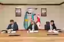 Orta Dəhliz üçün yeni perspektiv: Çin şirkəti Azərbaycan, Gürcüstan və Qazaxıstan dəmiryol şirkətlərinin birgə müəssisəsinə qoşuldu (FOTO)