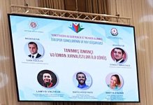 Ölkəmizin tanınmış idmançıları və idman jurnalistləri ilə diaspor gənclərinin görüşü olub (FOTO)