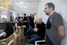 Ermənistan silahlı qüvvələrinin hücumları nəticəsində doğmaları itkin düşmüş, yaralanmış, mina qurbanı olmuş, əsirlikdə işgəncələrə məruz qalmış şəxslər məhkəmədə ifadə veriblər (FOTO)