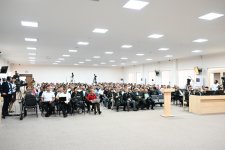 Ermənistan silahlı qüvvələrinin hücumları nəticəsində doğmaları itkin düşmüş, yaralanmış, mina qurbanı olmuş, əsirlikdə işgəncələrə məruz qalmış şəxslər məhkəmədə ifadə veriblər (FOTO)