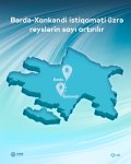 Bərdə-Xankəndi istiqaməti üzrə reyslərin sayı artırılır (FOTO)