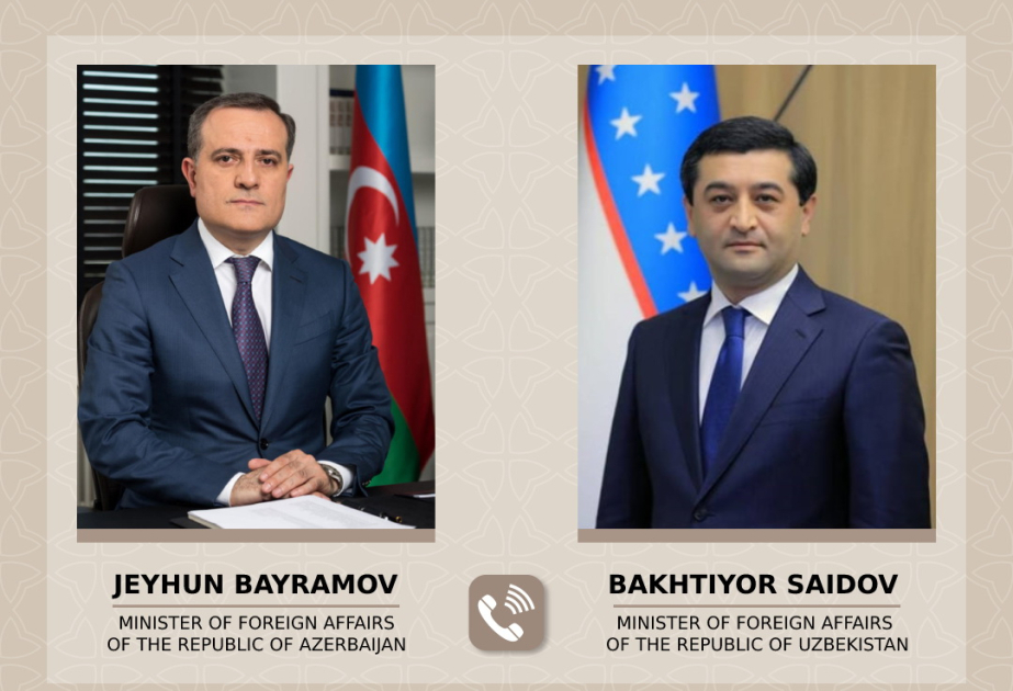 Azərbaycan və Özbəkistanın xarici işlər nazirləri arasında telefon danışığı olub