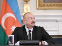 Prezident İlham Əliyev Ağ Evdə mətbuata bəyanatla çıxış edib (FOTO)